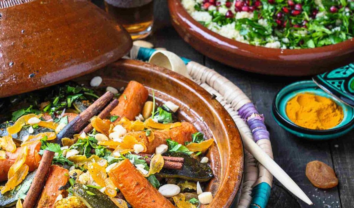 Tajine met tabouleh van bloemkool gezondheid.be